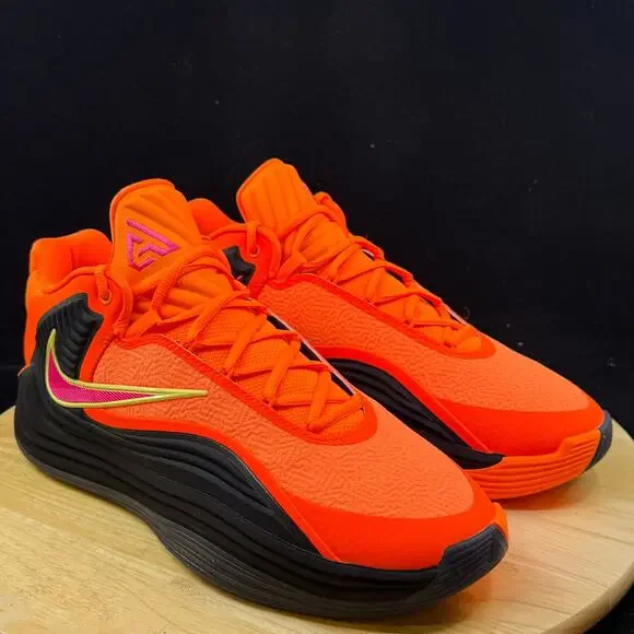 Nike Giannis Freak 7 Men's Size 11 Orange Black Basketball Shoes HF3450 800 - Picture 4 of 10